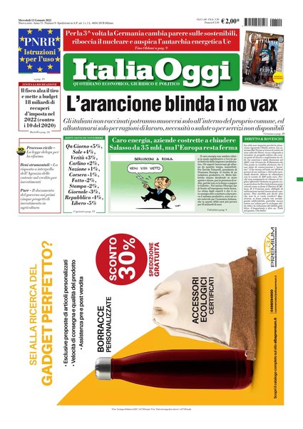 Italia oggi : quotidiano di economia finanza e politica